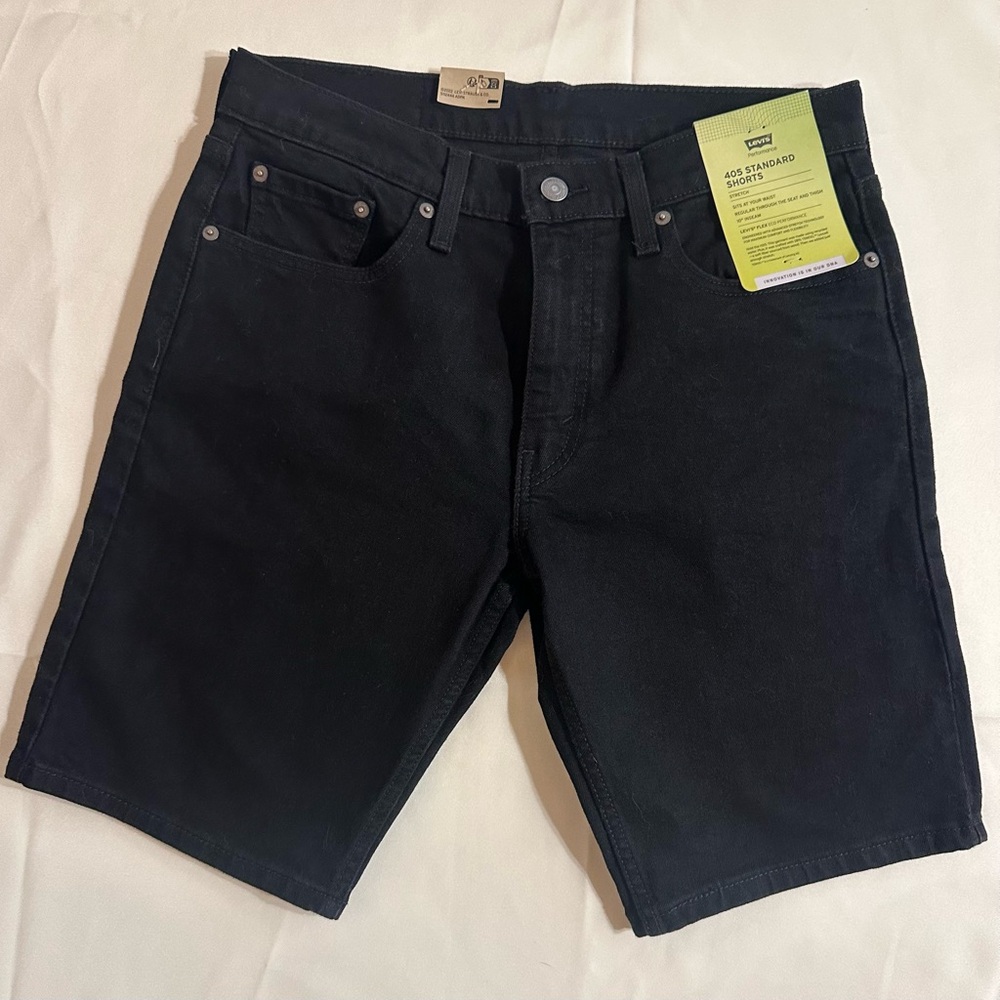 Levi’s Black Denim Shorts